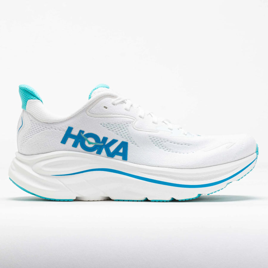 Clifton 10 Men's White/Skyward Blue