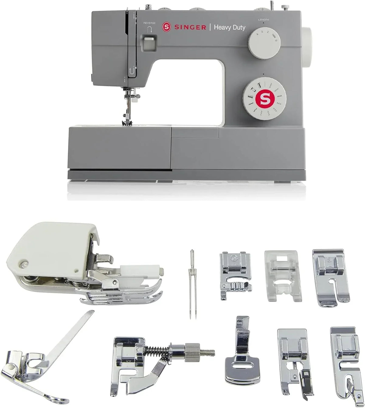 SINGER 4411 Heavy Duty Pink Sewing Machine with Accessories | | High Speed