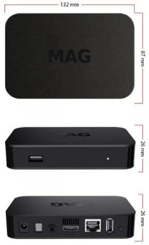 {Package of 2 } IPTV Box + in Built WiFi + HDMI Cable + Remote + Power Adapter