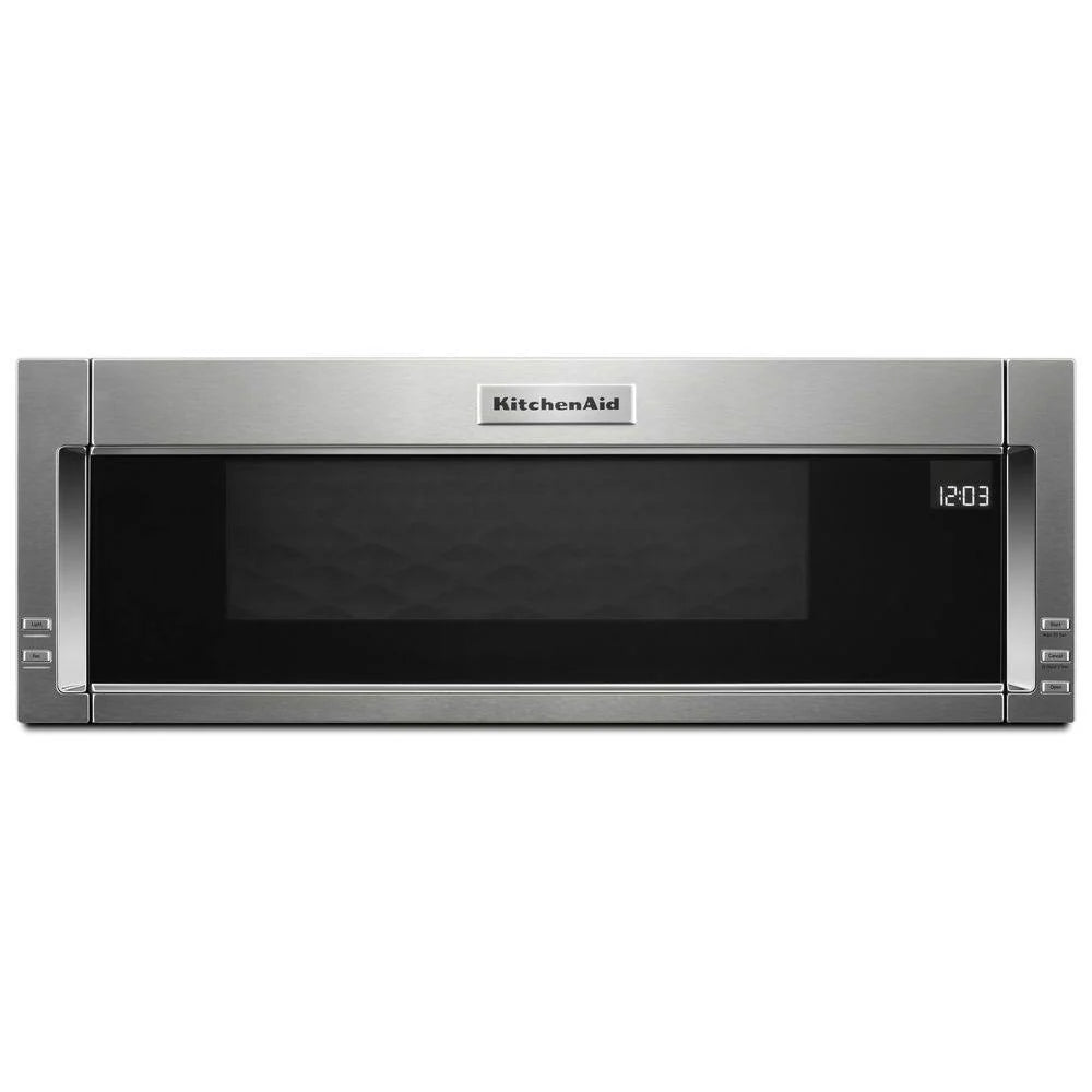 KitchenAid 30-Inch Low Profile Microwave Hood, 1000W, Stainless Steel, Dual LED, 4-Speed Ventilation