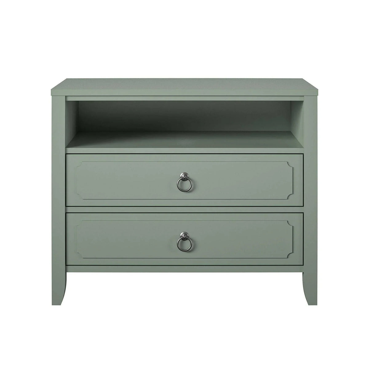 Drawer Nightstand, Green