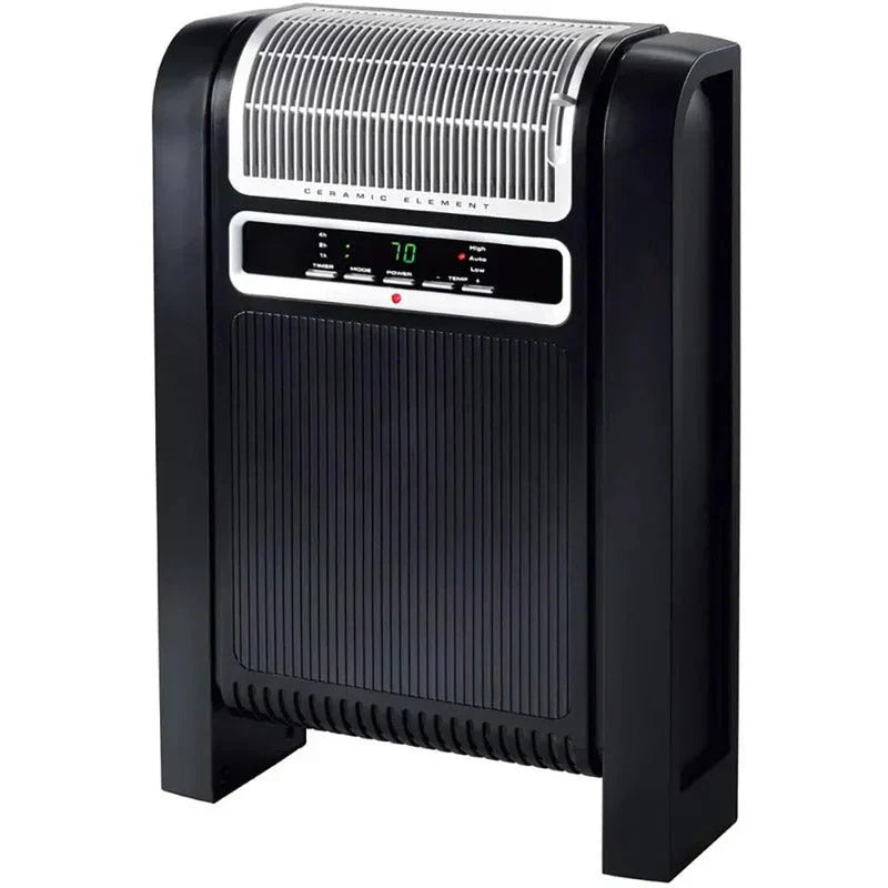 1500W Portable Digital Control Cyclonic Ceramic Space Heater, Black