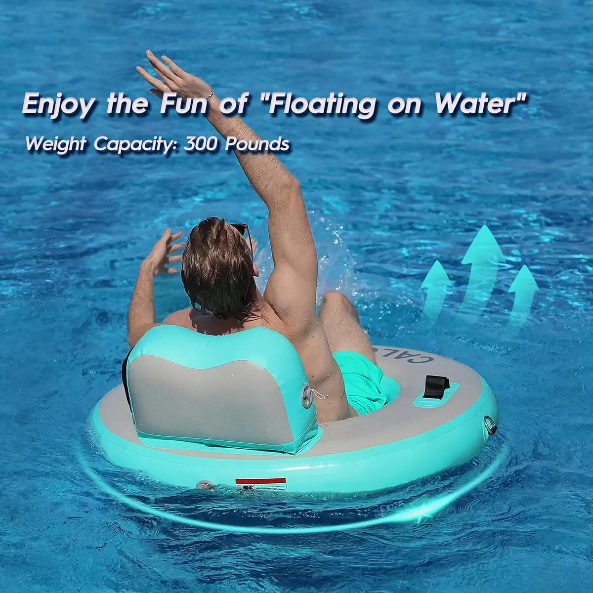 Round Floating Ring Hammock - Heavy Duty Inflatable Raft
