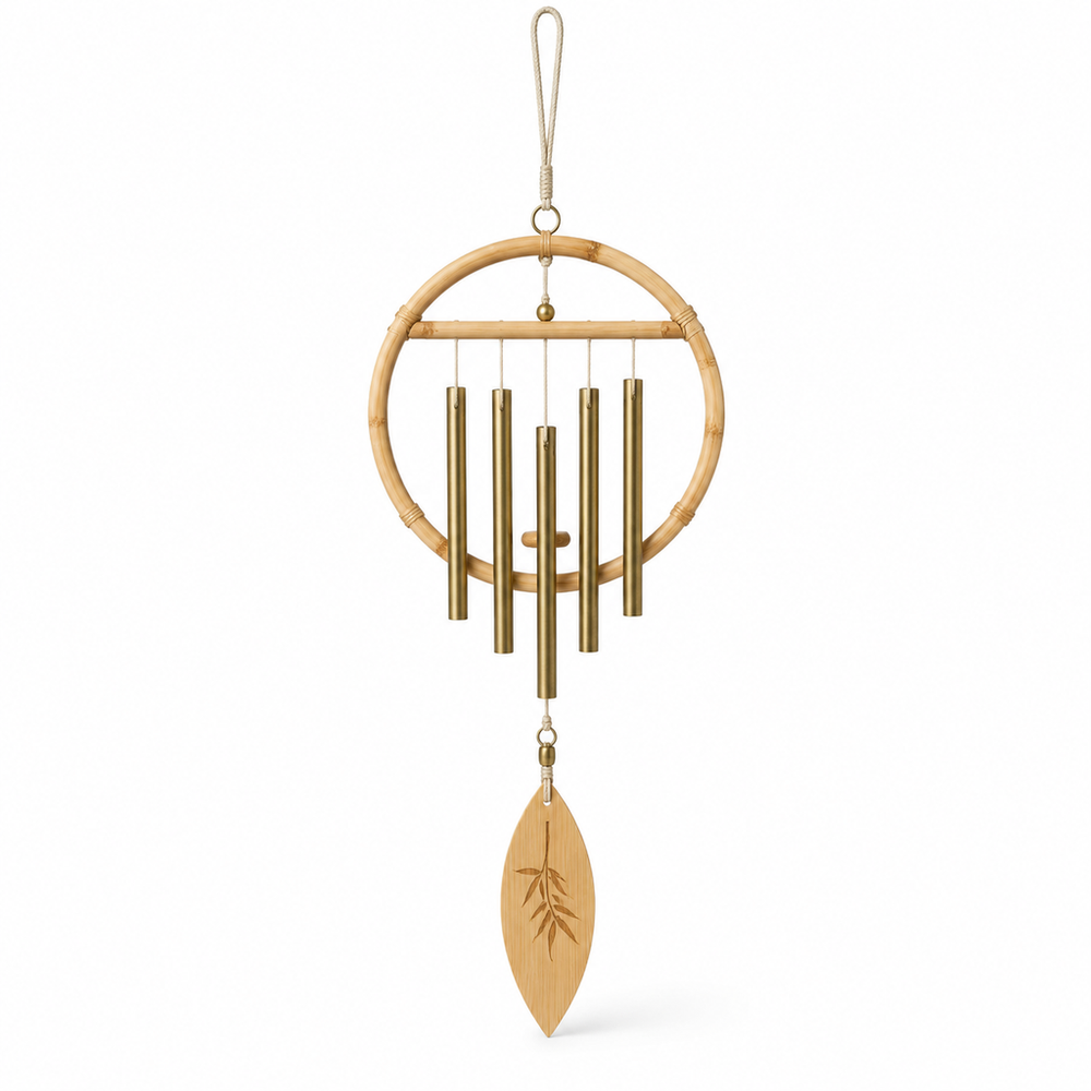 Bamboo Moon Gate Chime