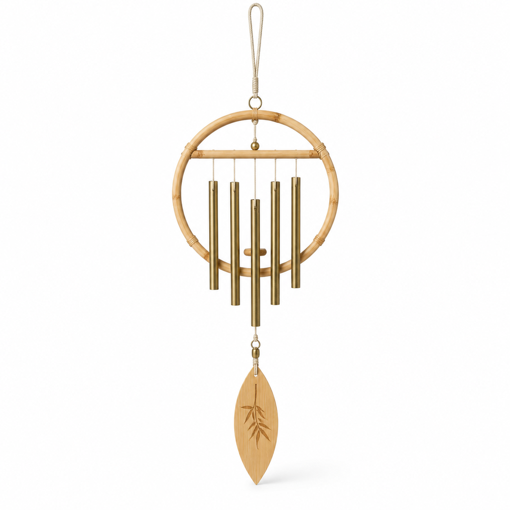 Bamboo Moon Gate Chime