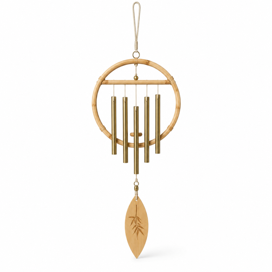Bamboo Moon Gate Chime