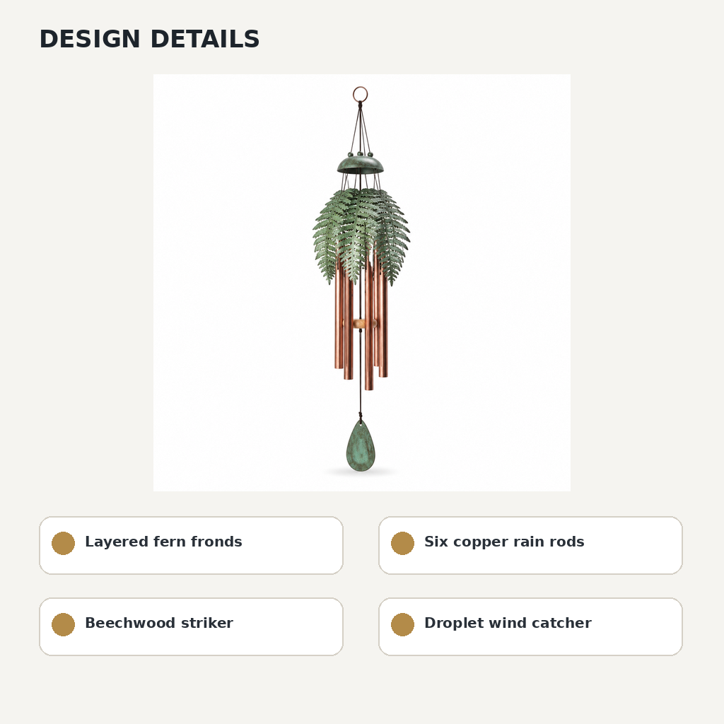 Fern Rain Chime