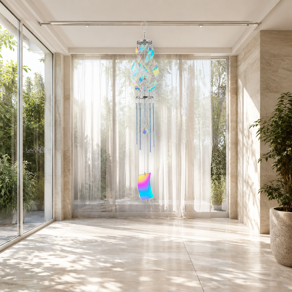 Iridescent Ribbon Chime