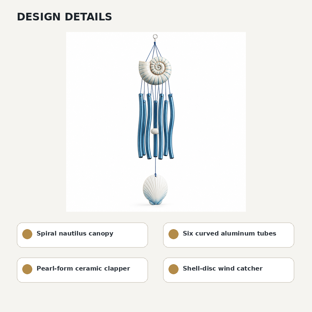 Nautilus Spiral Chime