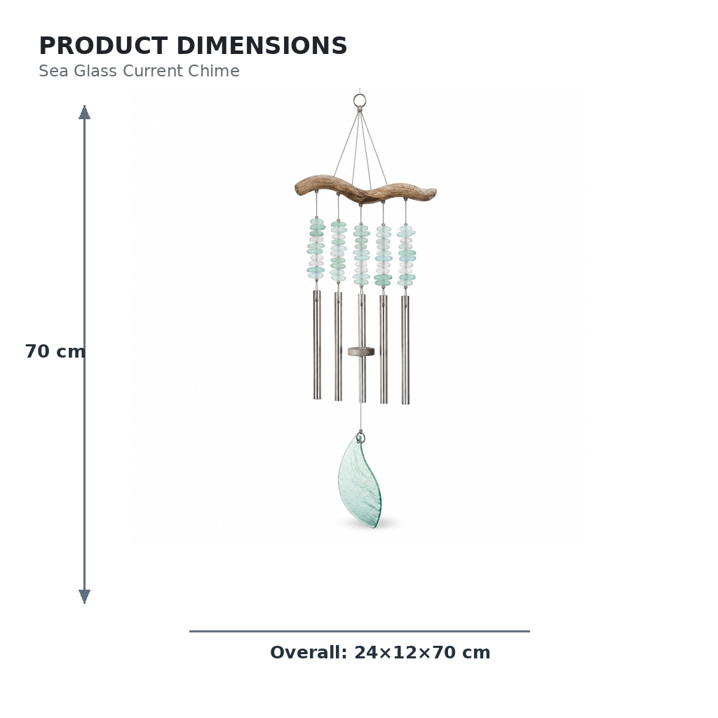 Sea Glass Current Chime