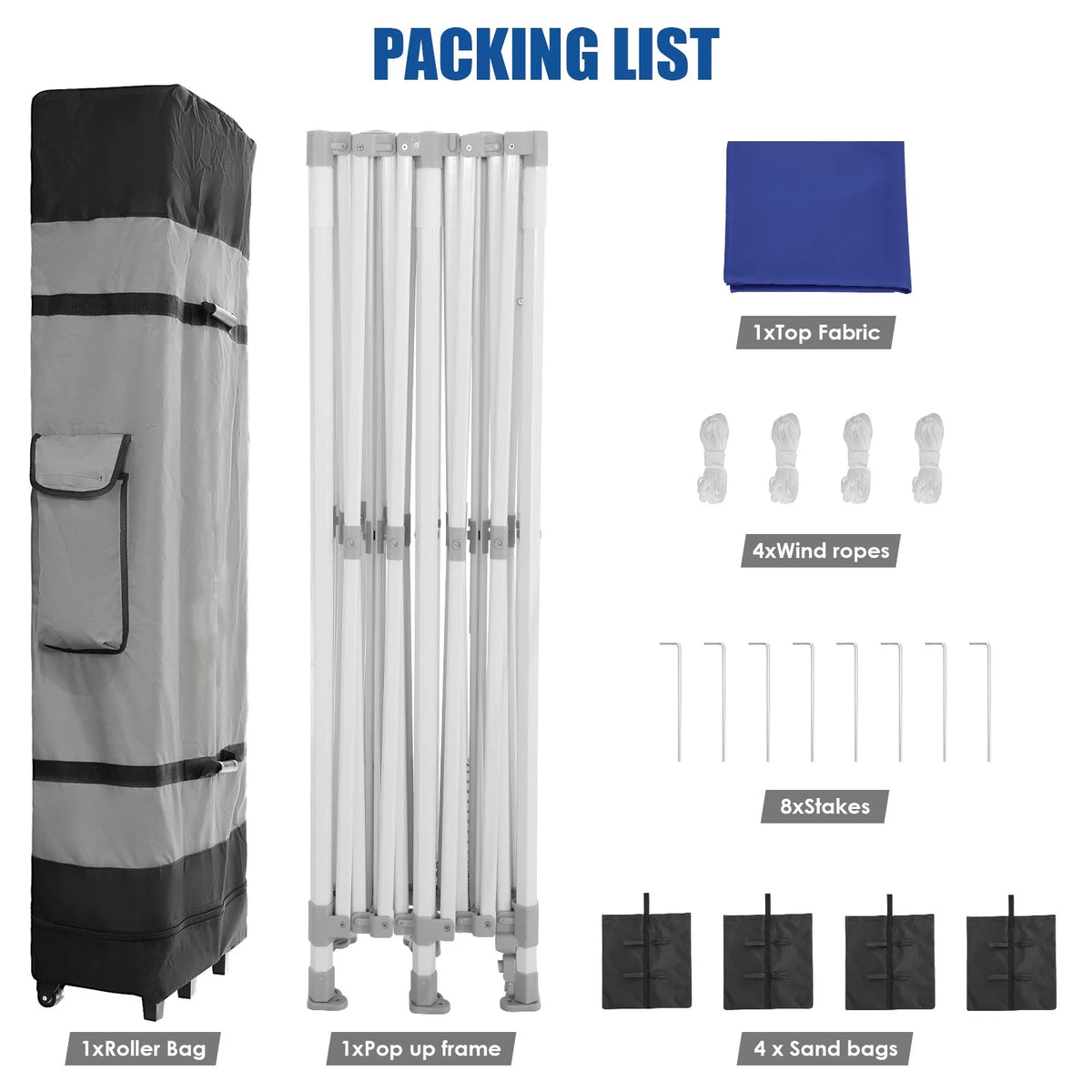 HOTEEL 10x15 Heavy Duty Canopy Tent ,Pop up Canopy for Parties Wedding,Commercial Easy up Gazebo with Roller Bag,UV 50+ &,White