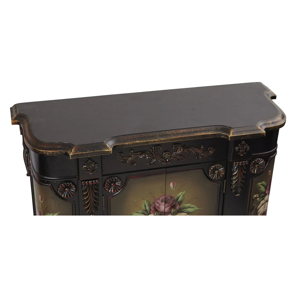 Nearly Natural French Vintage Style Floor Cabinet