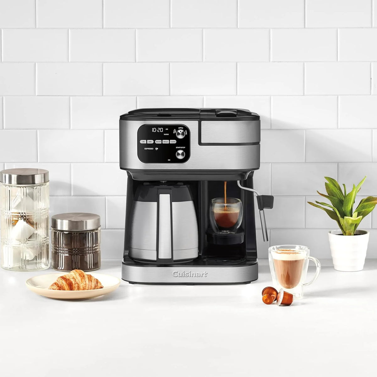 Coffeemaker 4-In-1 Coffee Center Barista Machine