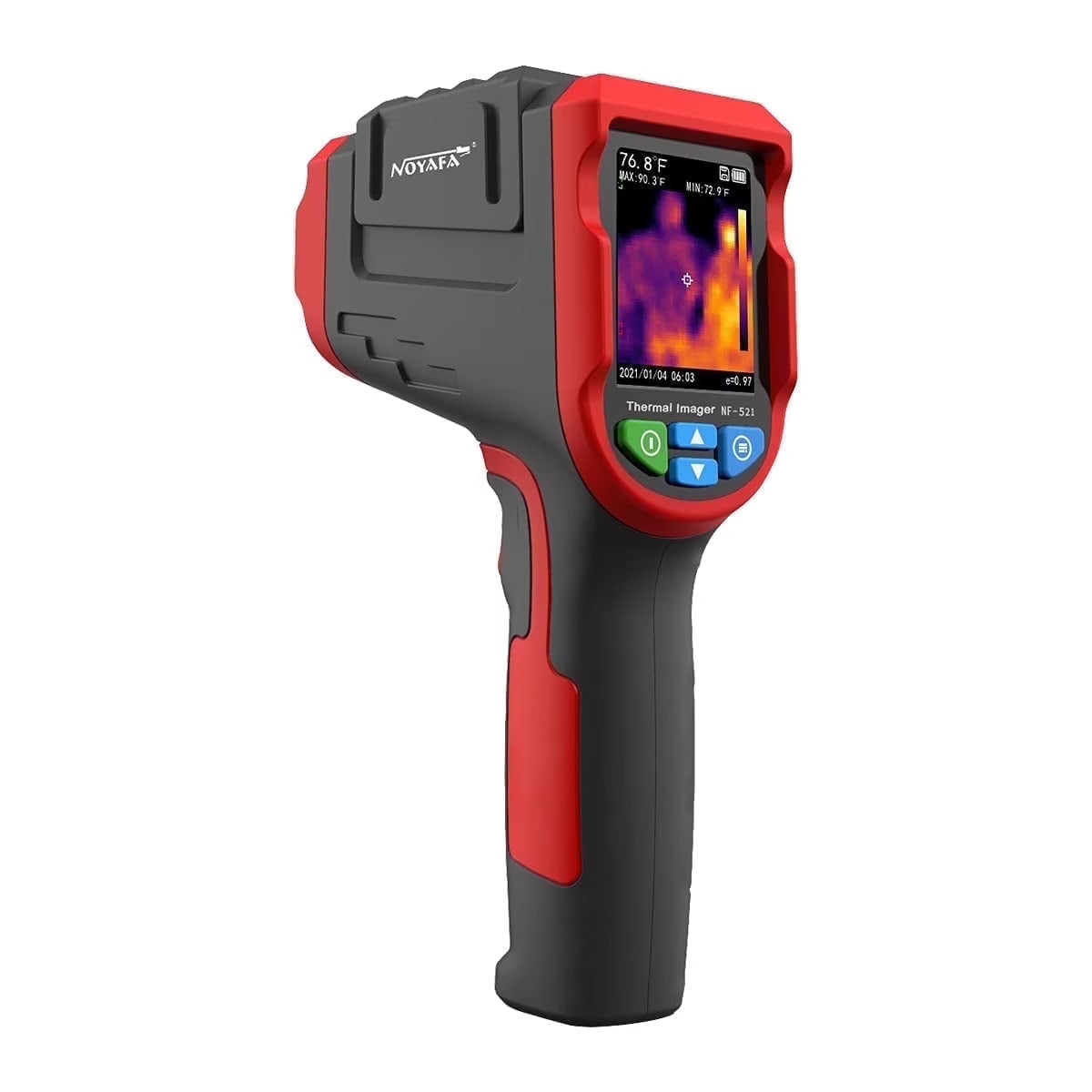 NOYAFA NF-521 Infrared Thermal Camera Industrial Thermal Imaging High Resolution Pixel Handheld Temperature Imaging Imager Used in Various Fields with 2.4 TFT LCD Display