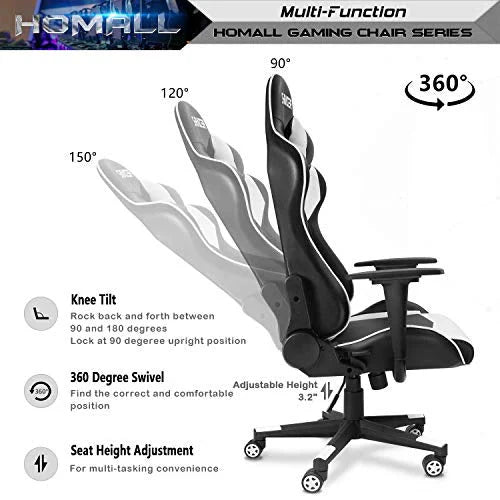 Homall Gaming Chair, Office Chair High Back Computer Chair Leather Desk Chair
