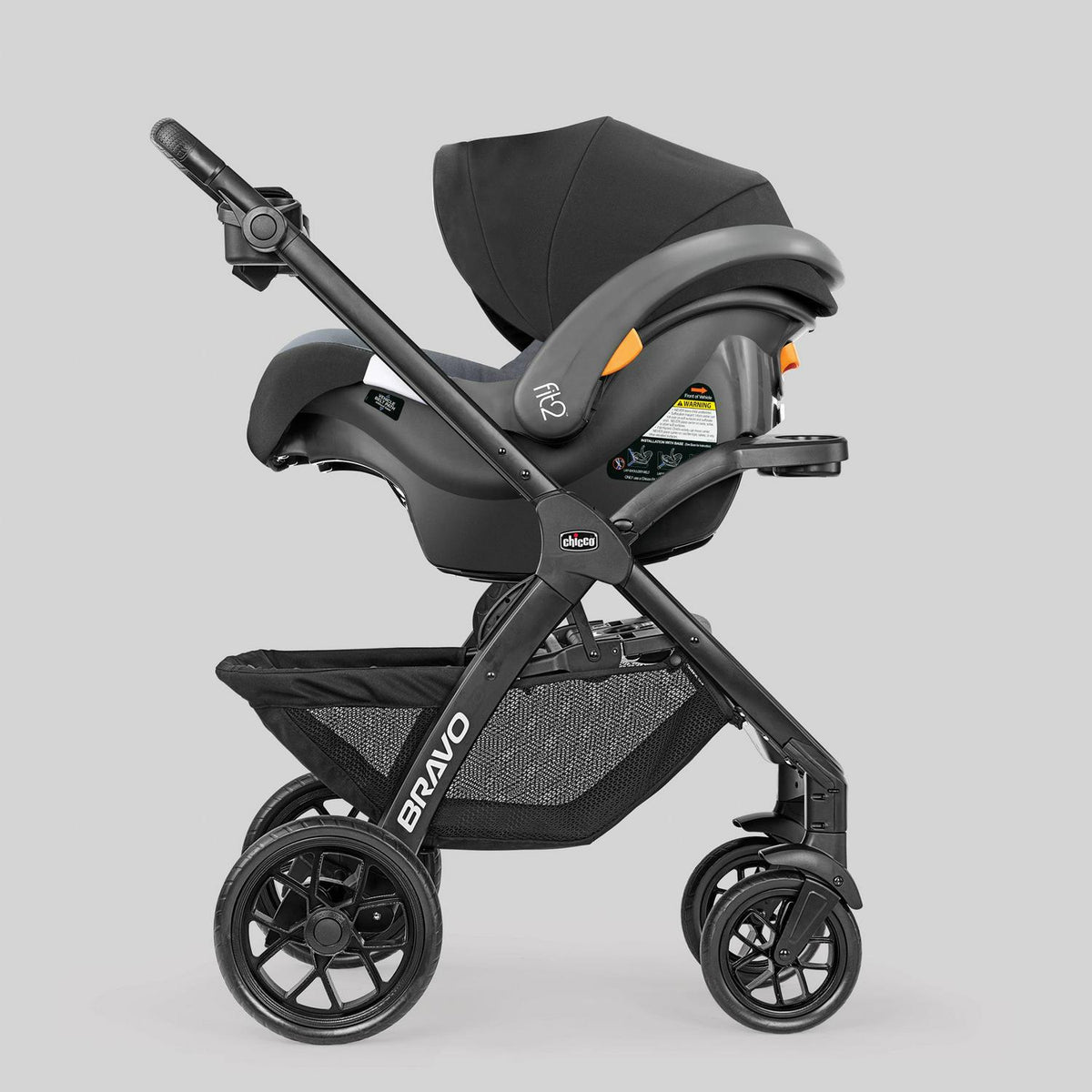 Chicco Fit2 Adapt Infant &amp; Toddler Car Seat - Ember (Black). New