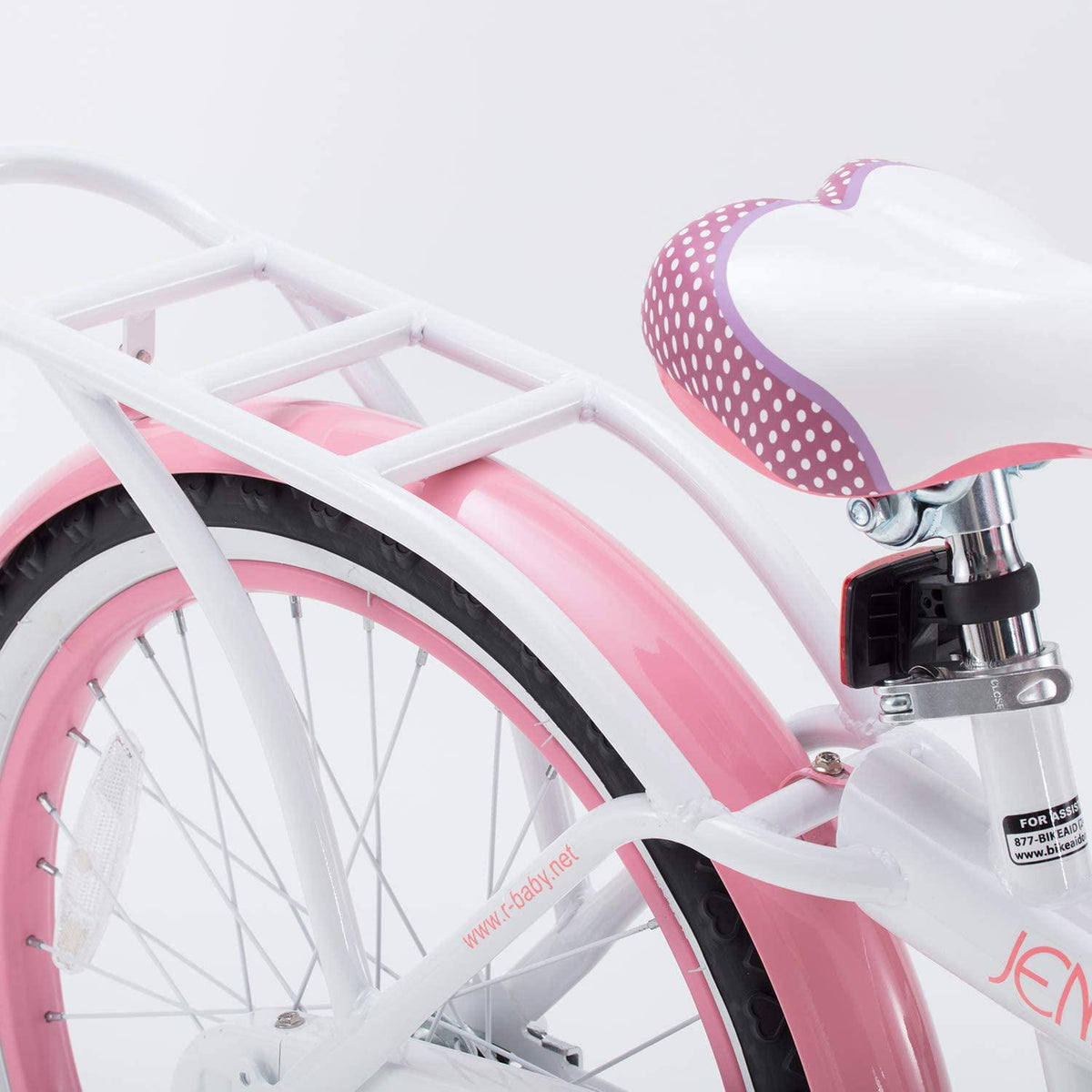 Royalbaby Jenny Princess 20 inch Girl-s Bicycle. White &amp; Pink