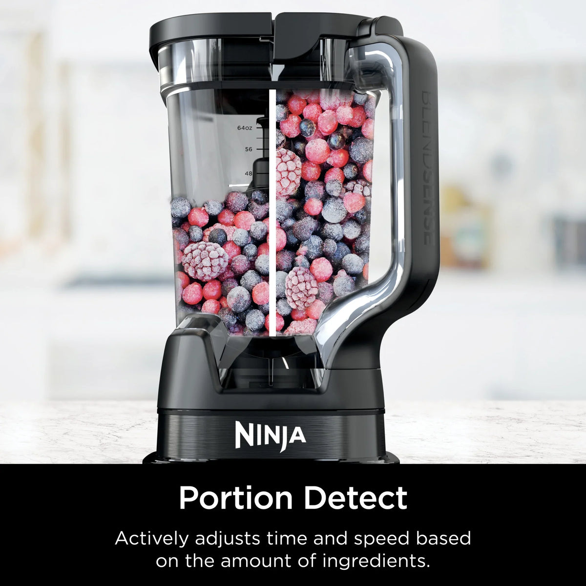 Ninja Detect Kitchen System Power Blender + Processor with Blend Sense Technology, Silver, TB400