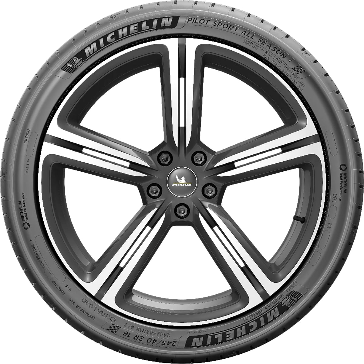 Michelin Pilot Sport All Season 4 UHP All Season 245/40ZR20 99Y XL Passenger Tire
