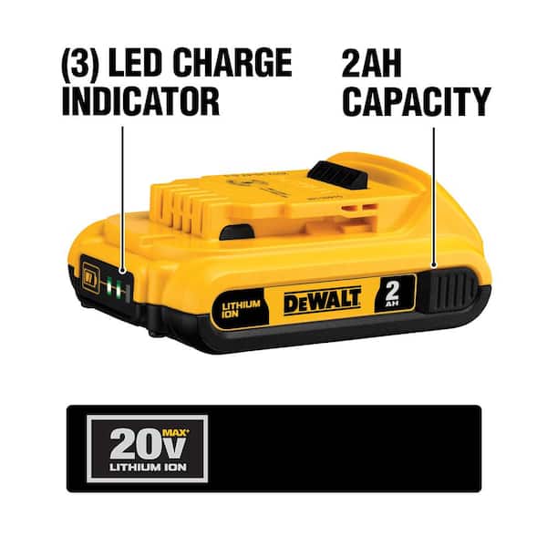20V MAX Cordless 7 Tool Combo Kit, 20V MAX 4.5-5 in. Grinder, and (1) 20V 4.0Ah and (1) 20V 2.0Ah Batteries