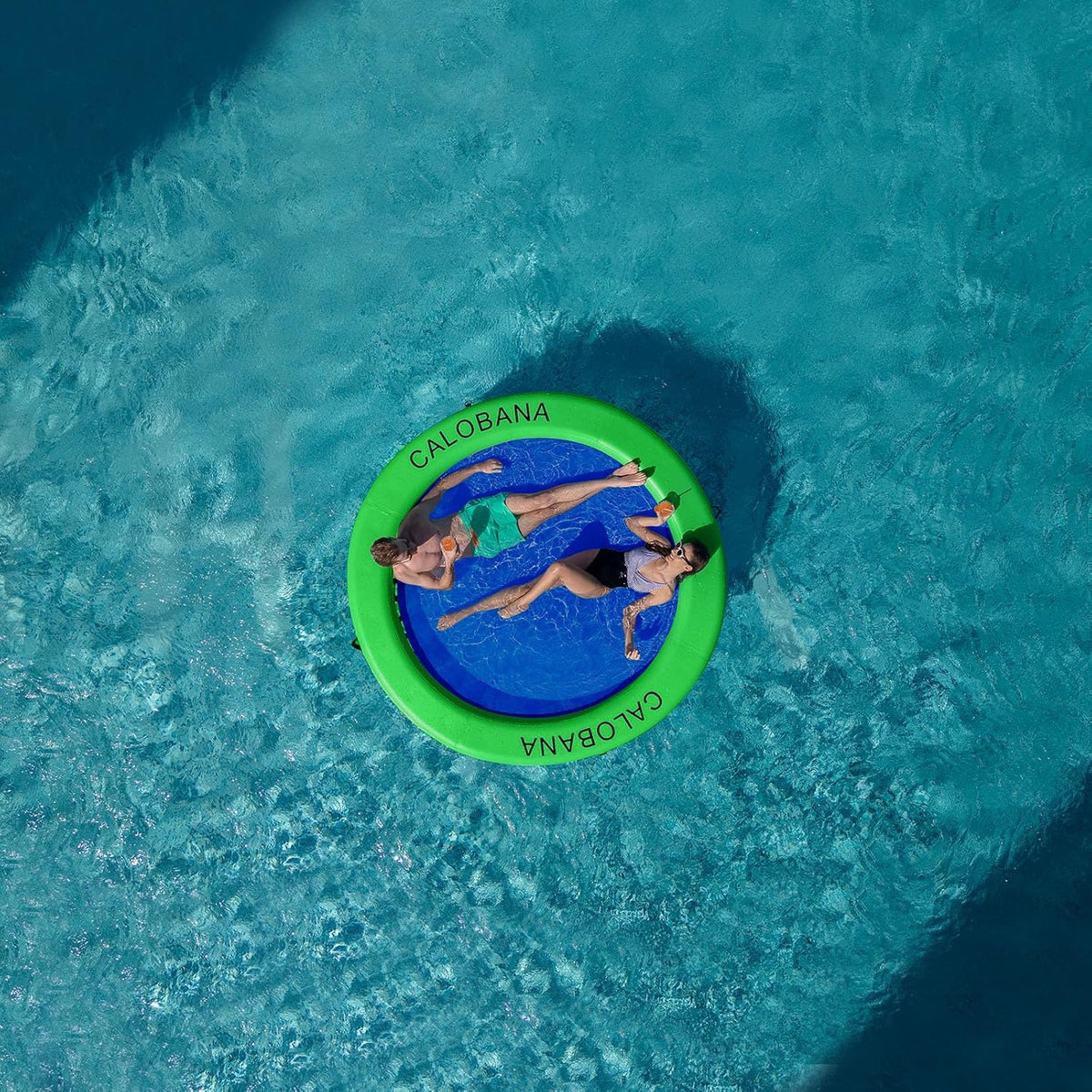Round Floating Ring Hammock - Heavy Duty Inflatable Raft
