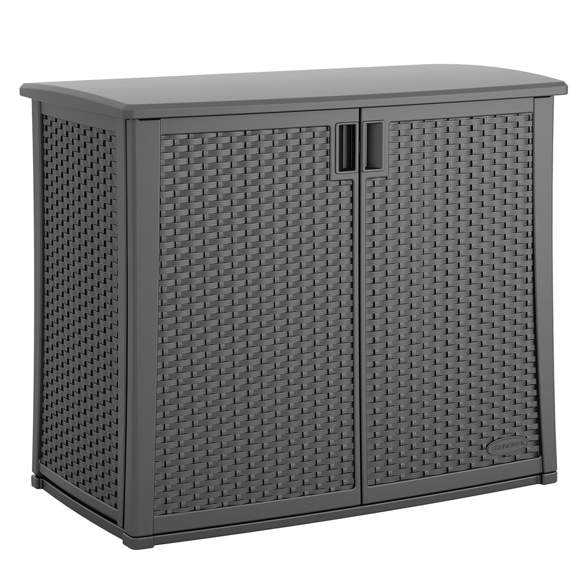 Suncast Outdoor 97-gallon Cabinet Deck Storage Box, Gray