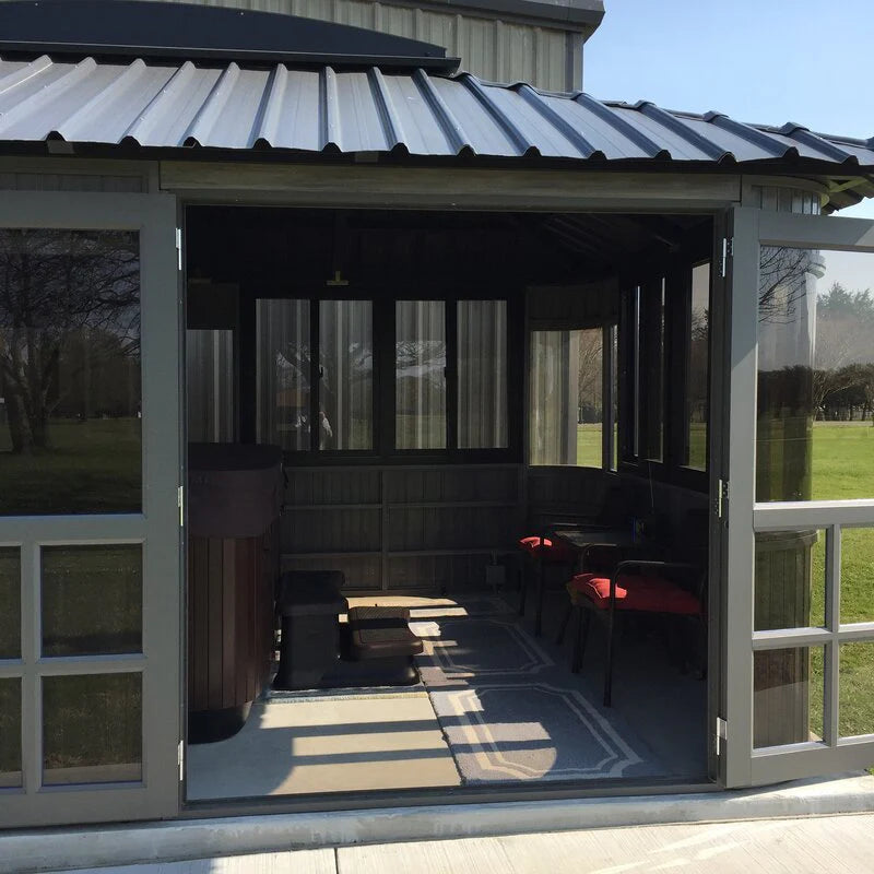 Colorado 17.5 Ft. W x 11.5 Ft. D Composite PVC Patio Gazebo Gazebo