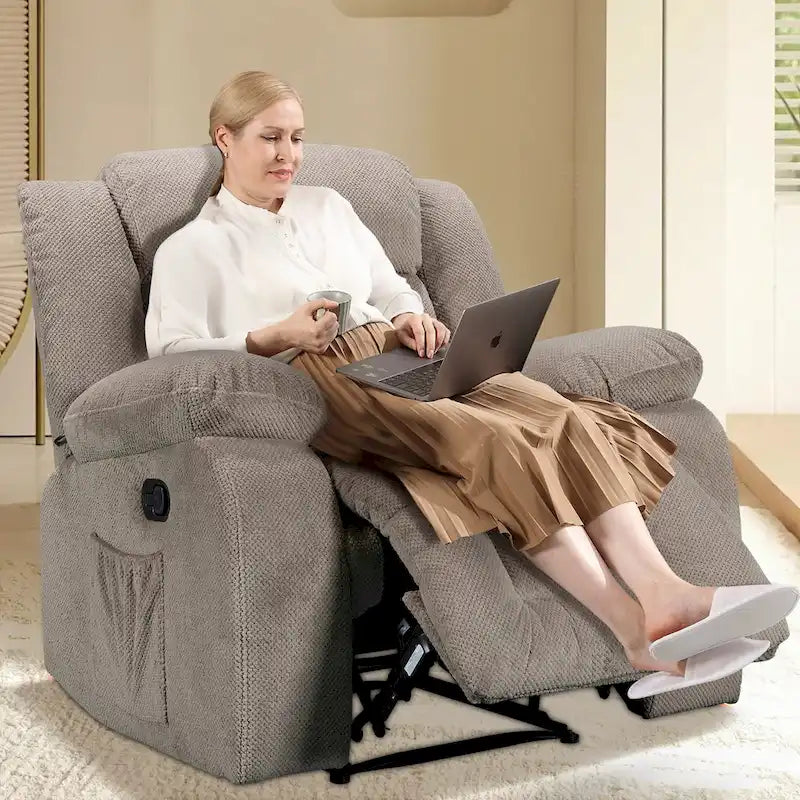 Super Comfortable Standard Size Heating and Massage Recliner Chair