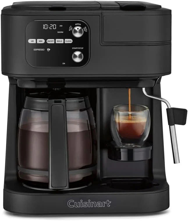 Cuisinart Coffee Center Barista Bar 4-in-1 Coffee Maker, Single-Serve Pods Compatible, Coffeemaker, Three Brewing Sizes, SS-4N1NAS, Black
