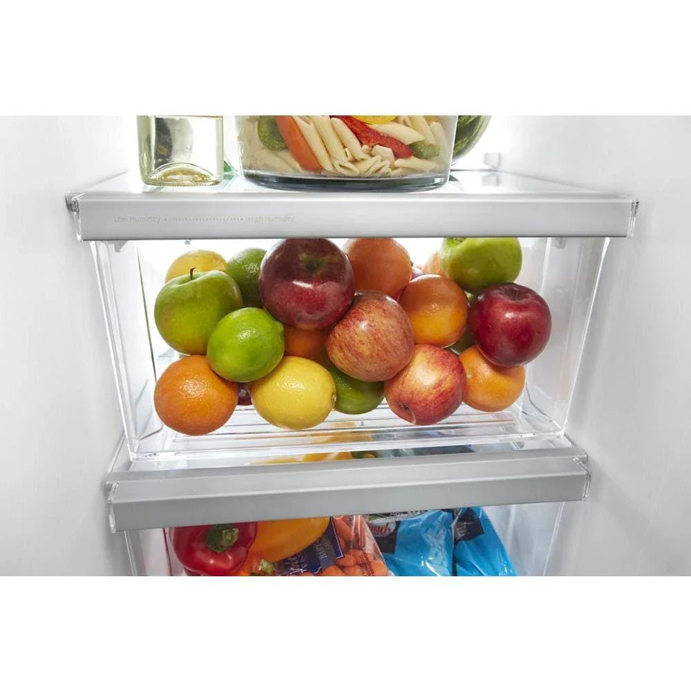 36-Inch Wide Side-By-Side Refrigerator - 24 Cu. ft. Stainless Steel
